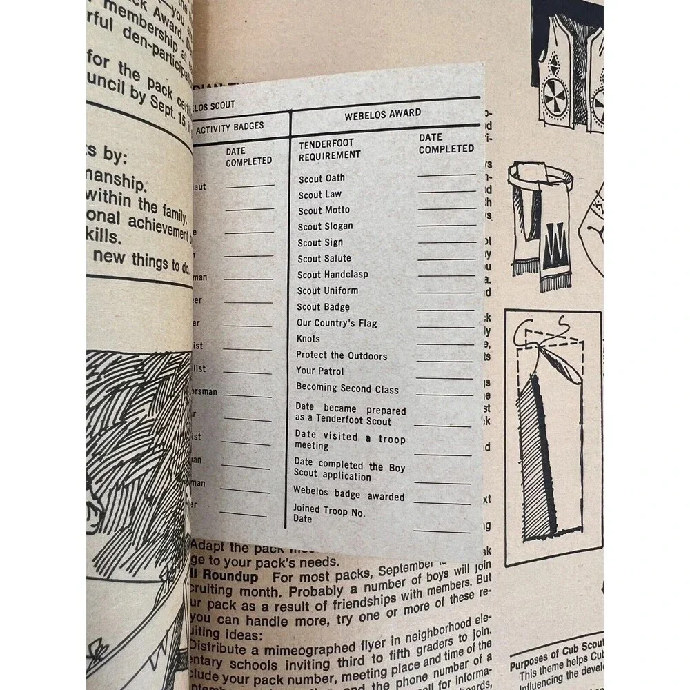 VINTAGE 1973 74 Cub Scout Program Helps Boy Scout Of America Scouting BSA